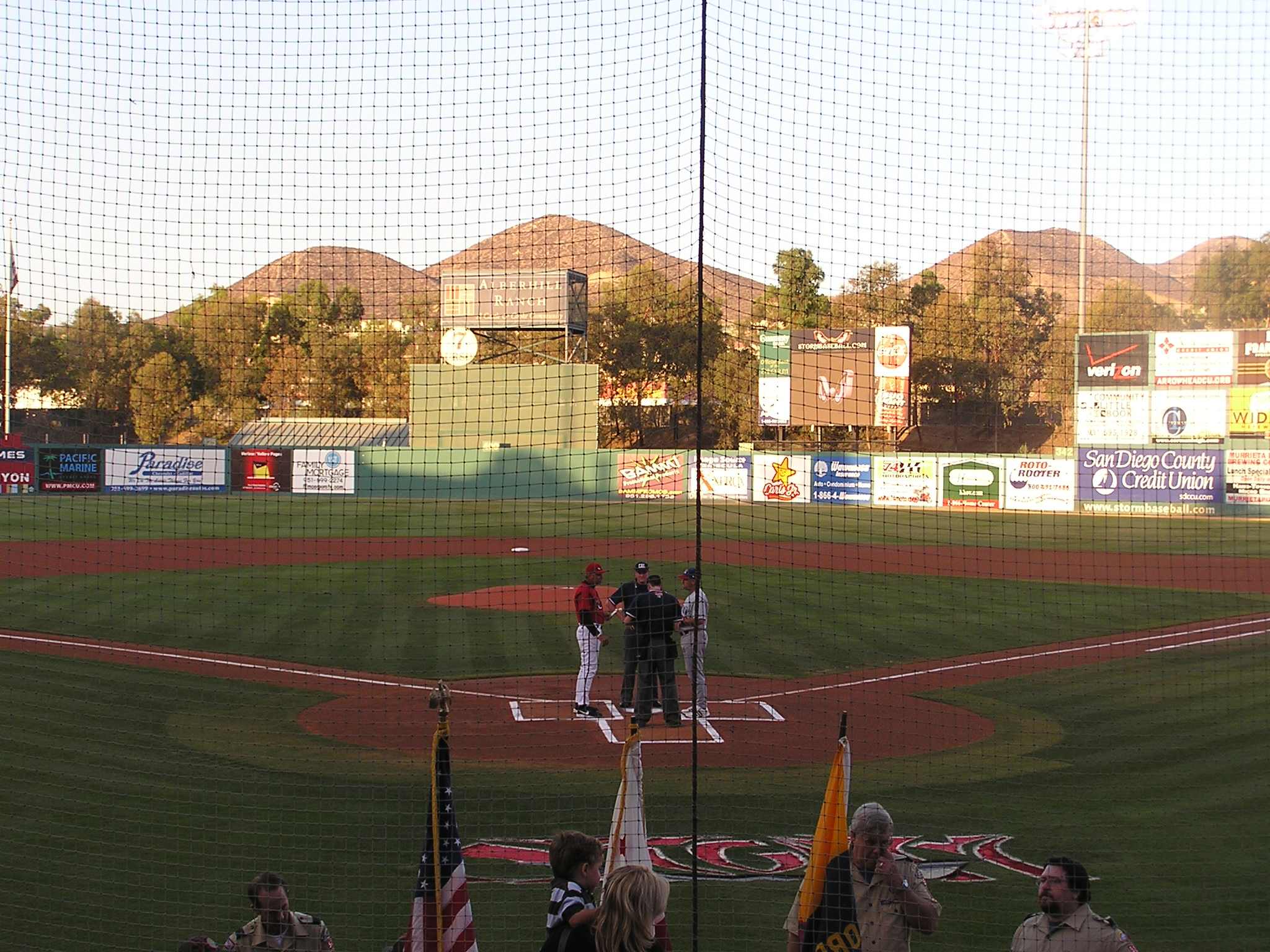 Exchanging the Line ups- Lake Elsinore, California