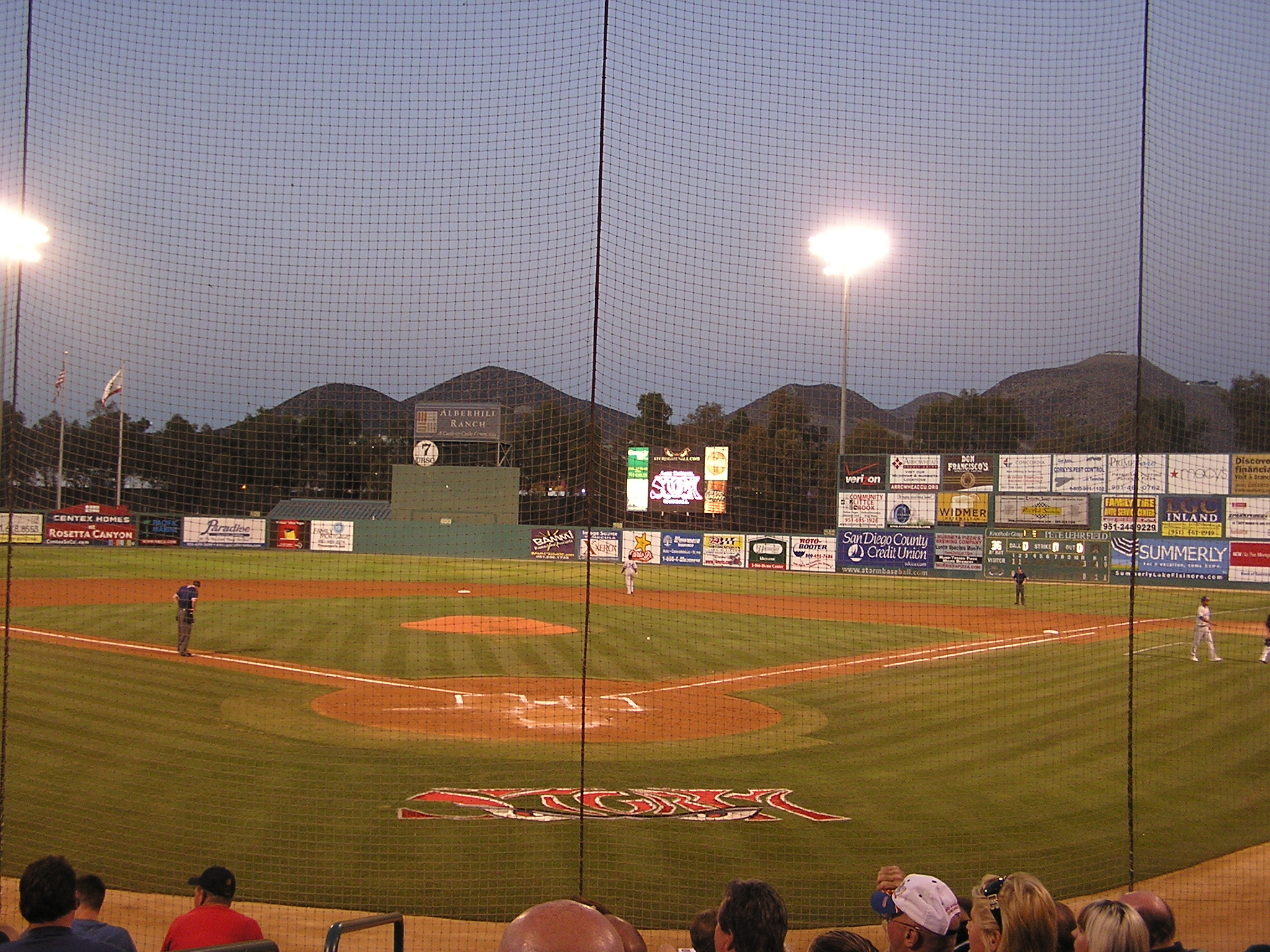 Between Innings at the Lake Elsinore Diamond